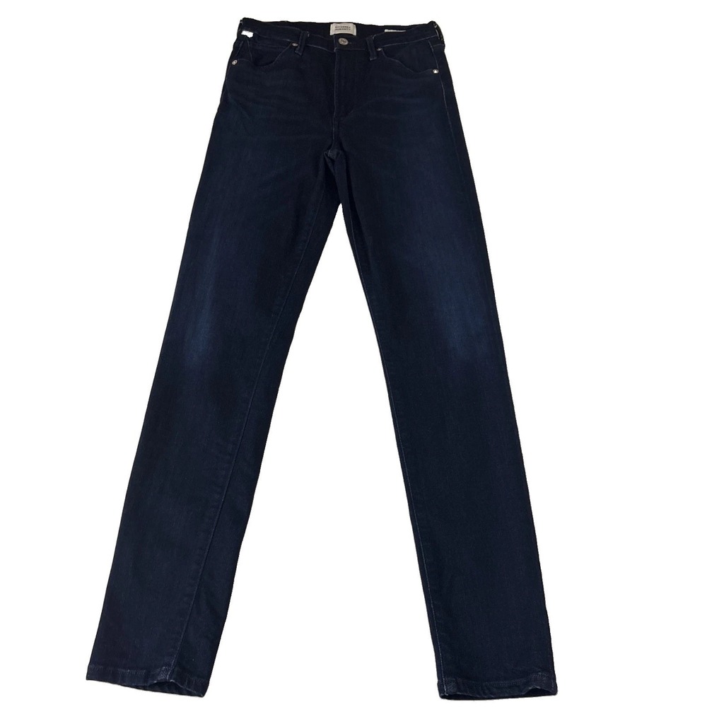Citizens of Humanity Womens 27 Chrissy High Rise Skinny Jeans Dark Wash Denim